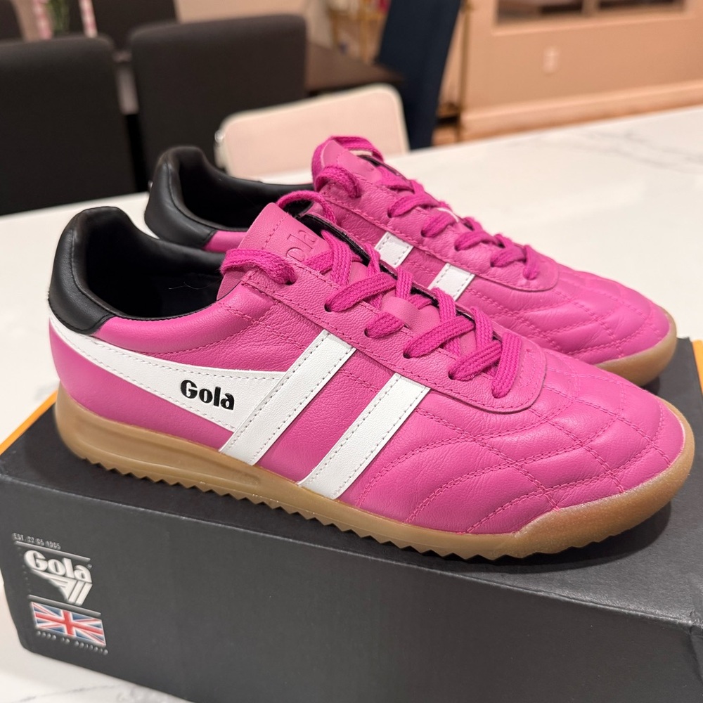 Gola stadium Sneakers Shocking Pink / White Women’s Size 7.5 NIB